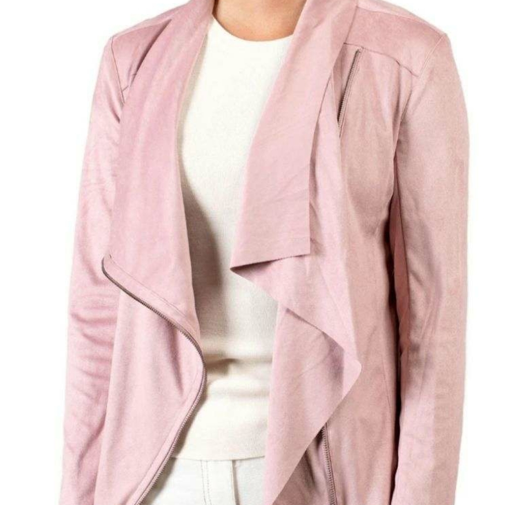 Mote Women's Drape Faux Suede Jacket